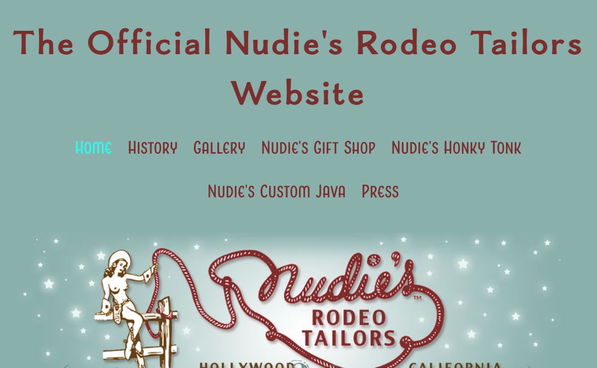 The Official Nudie's Rodeo Tailors Website
