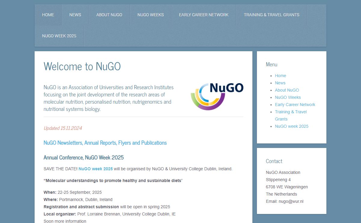 NuGO » An Association of Universities and Research Institutes