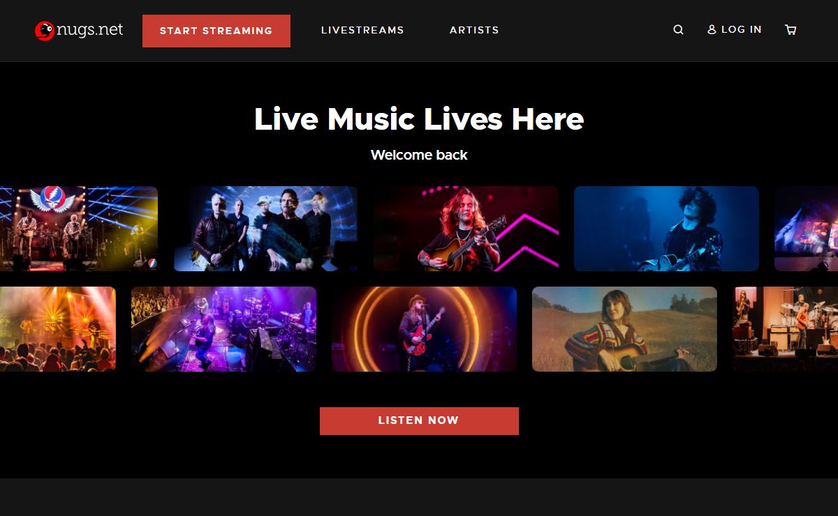 Live Music Streaming Online | Live Concert Streams | nugs.net