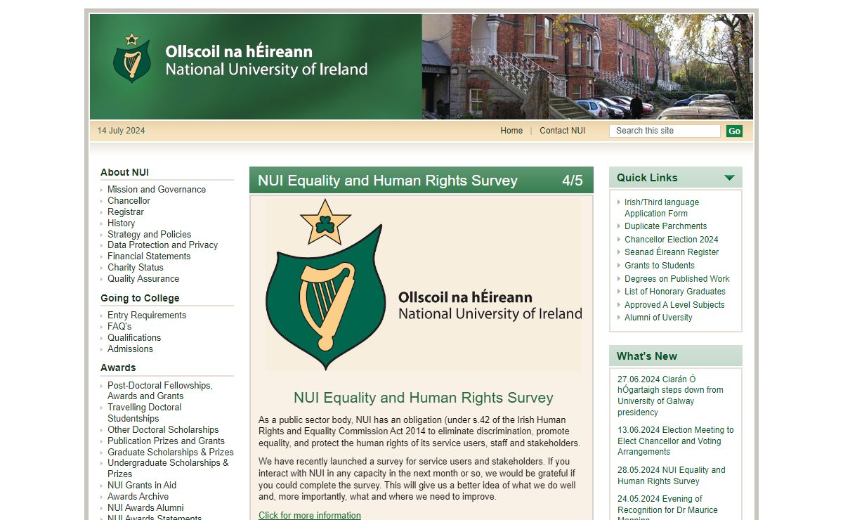 National University of Ireland - Home Page