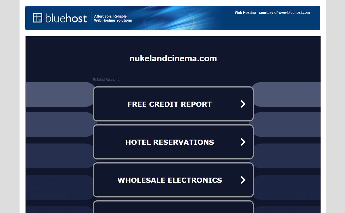 Welcome nukelandcinema.com - BlueHost.com