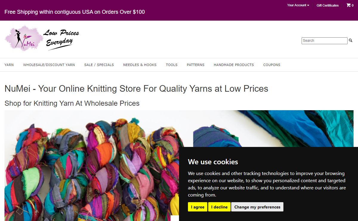 Knitting Yarn at Wholesale Prices | numei.com