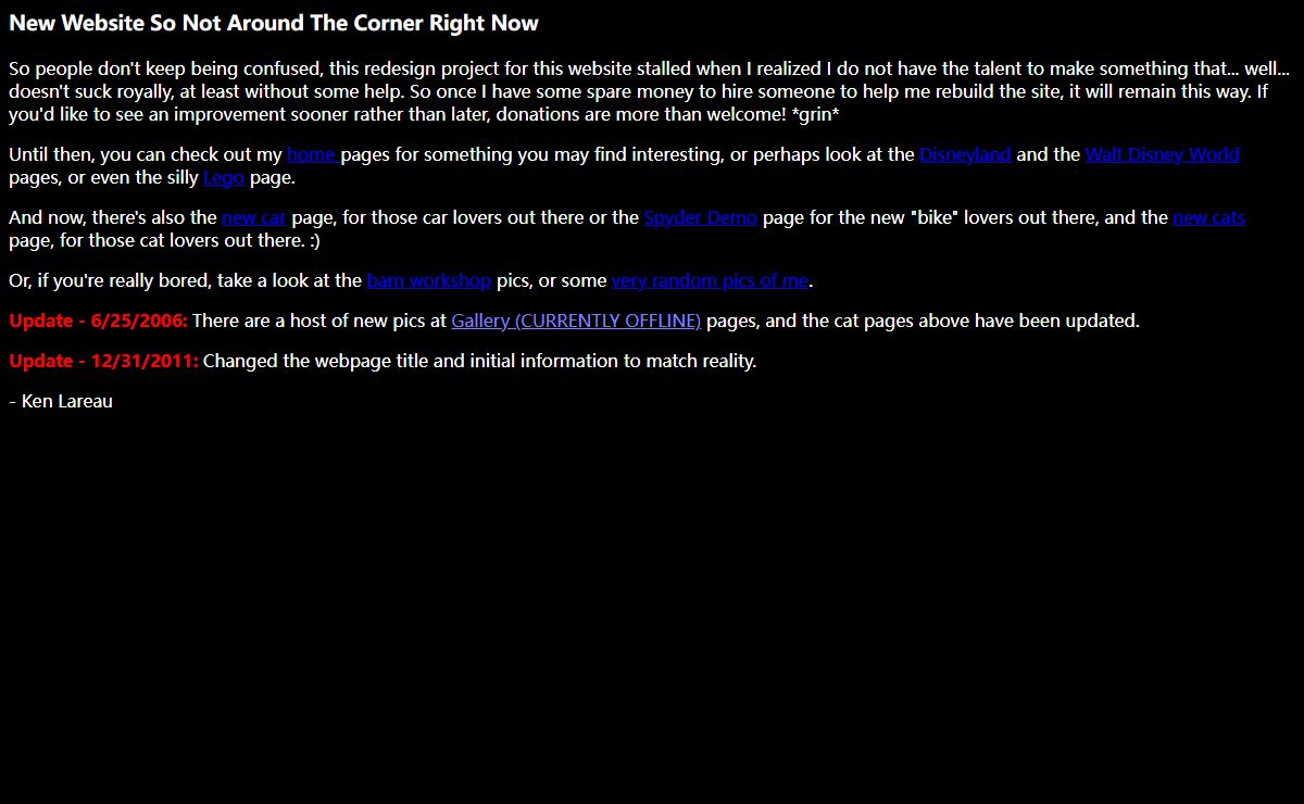 Numenor - New Website When I Can Afford To Pay Someone Who Can Do A Much Better Job Than I