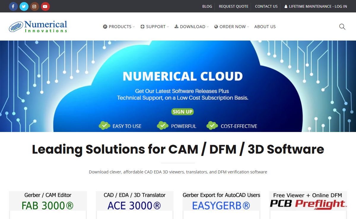 Numerical Innovations offers professional CAM / DFM / 3D Software – Numerical Innovations, Inc.