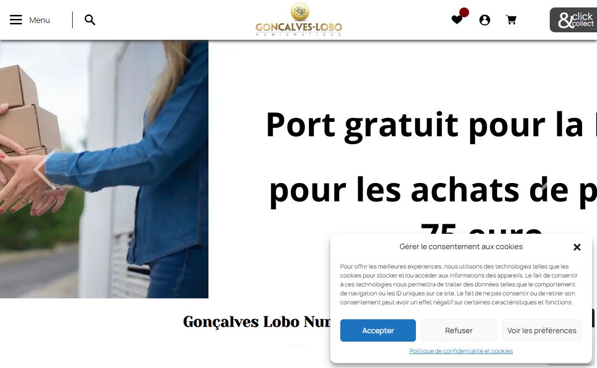 Accueil - Gonçalves Lobo Numismatique