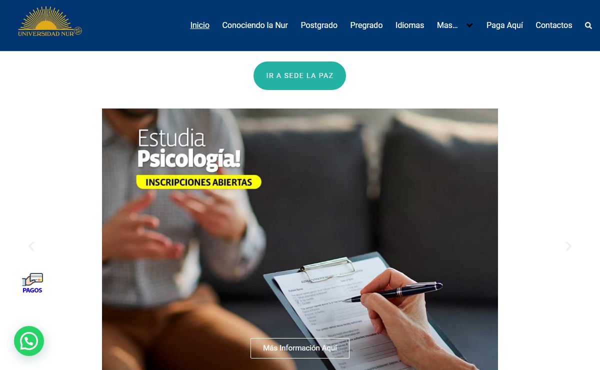 Inicio - Universidad Nur - Maestrías, Diplomados y Licenciaturas