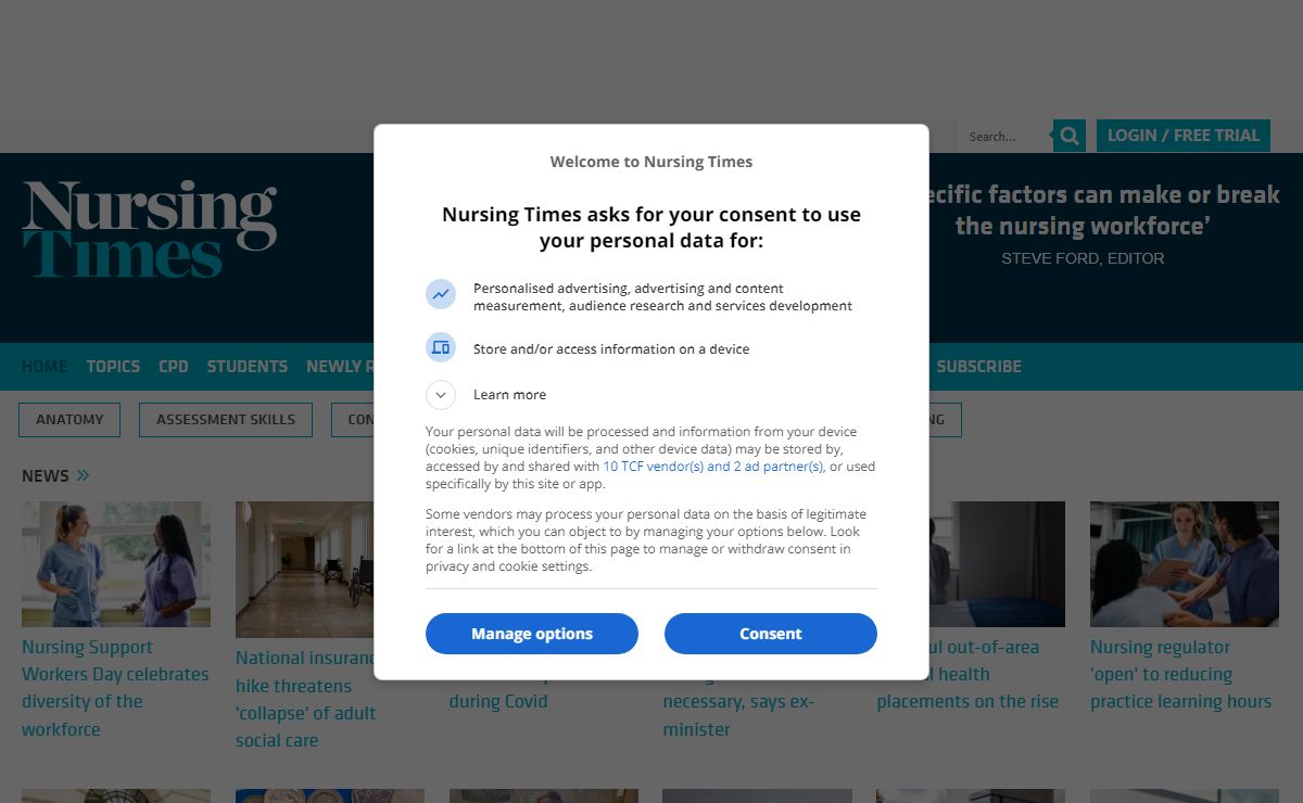 Nursing Times: Resources for the Nursing Profession
