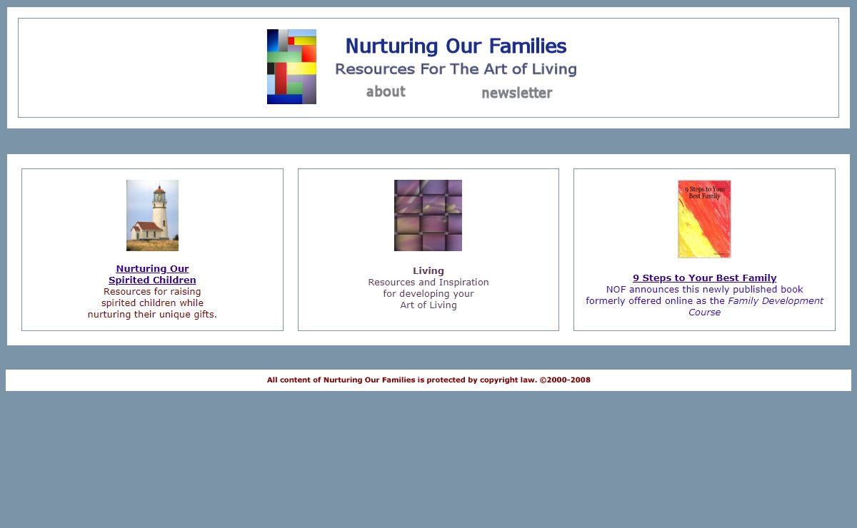 Nurturing Our Families