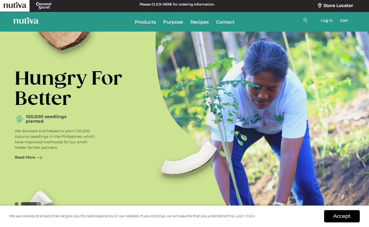 Nutiva Online for Organic Culinary Oils, Organic Snacks & Spreads