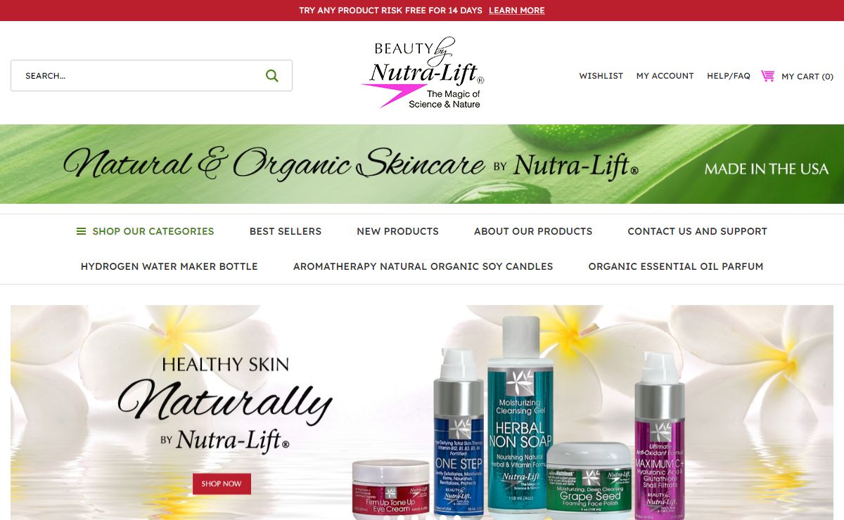Nutra-Lift – Natural & Organic Skincare Products