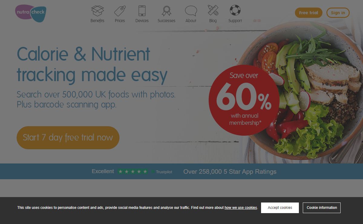 The UK's top rated diet website | Nutracheck