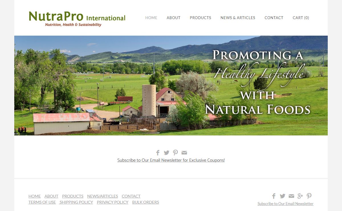 NutraPro International - Home Page