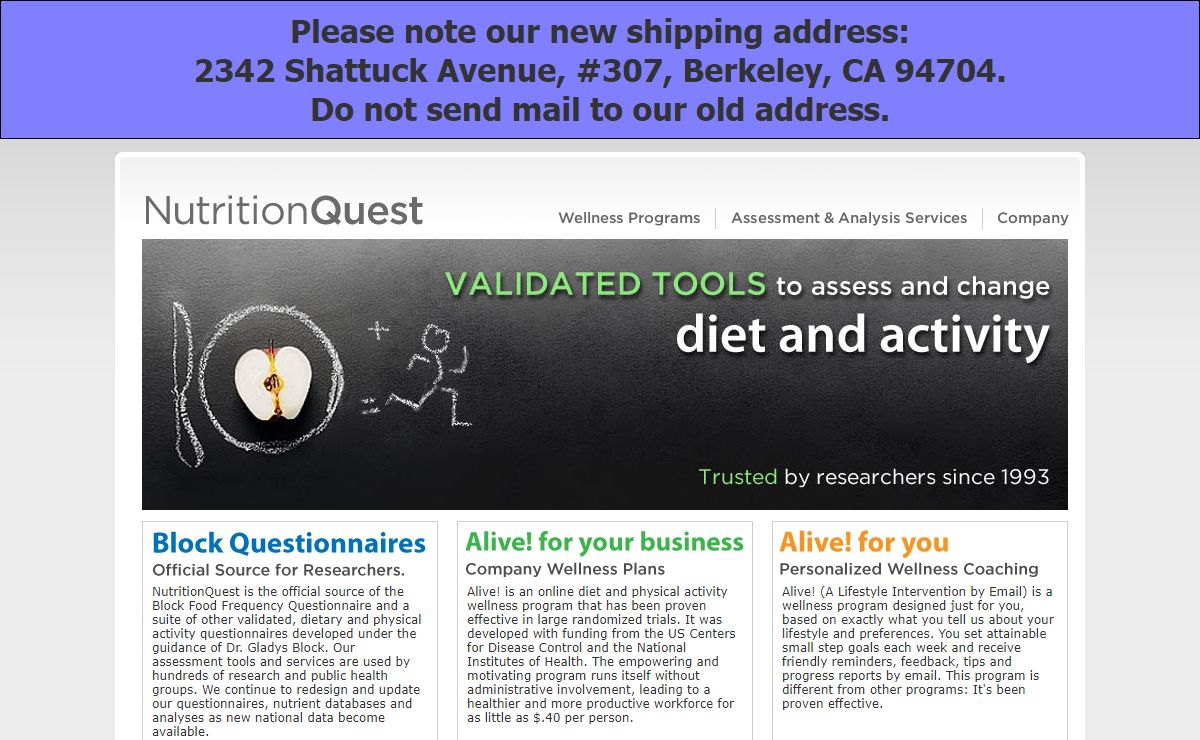 NutritionQuest – Home