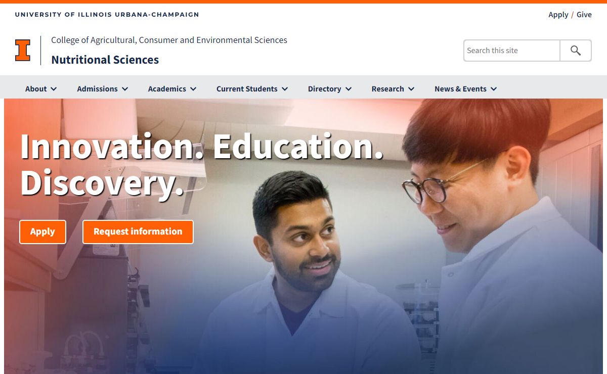 Home Page | Nutritional Sciences | Illinois