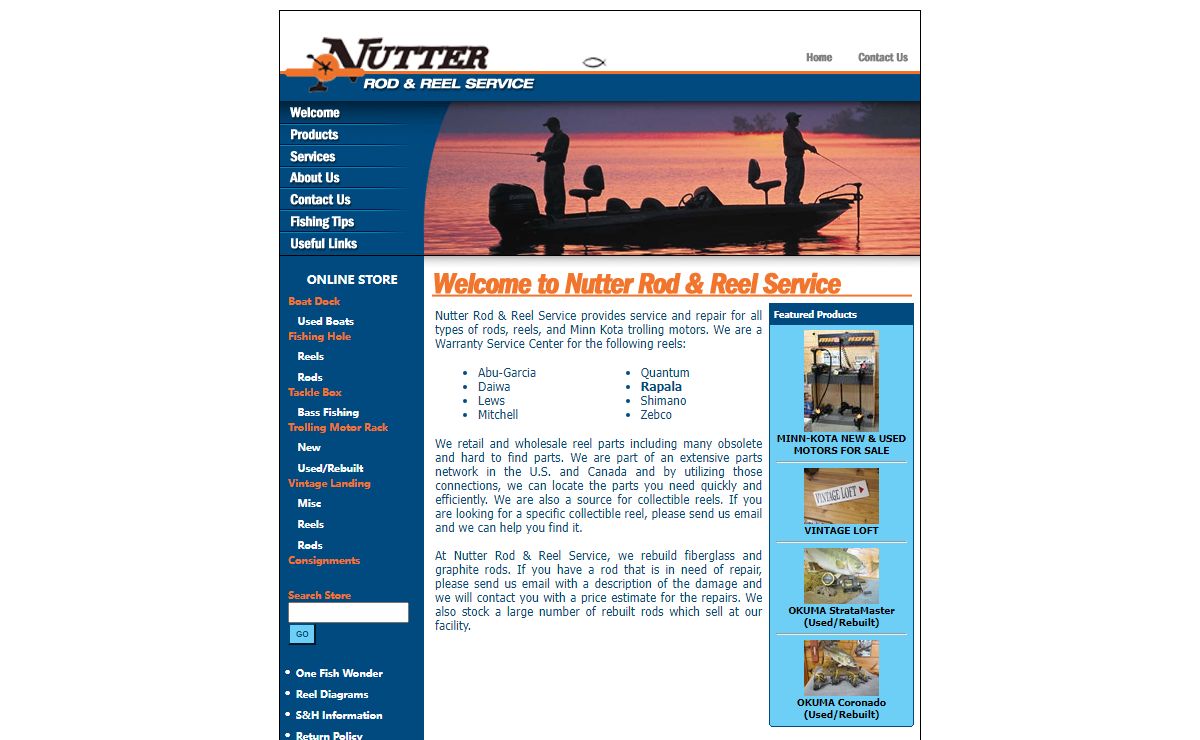 Nutter Rod & Reel Service | Welcome