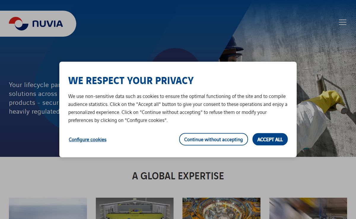 Nuvia Group : international group, expert in nuclear technology