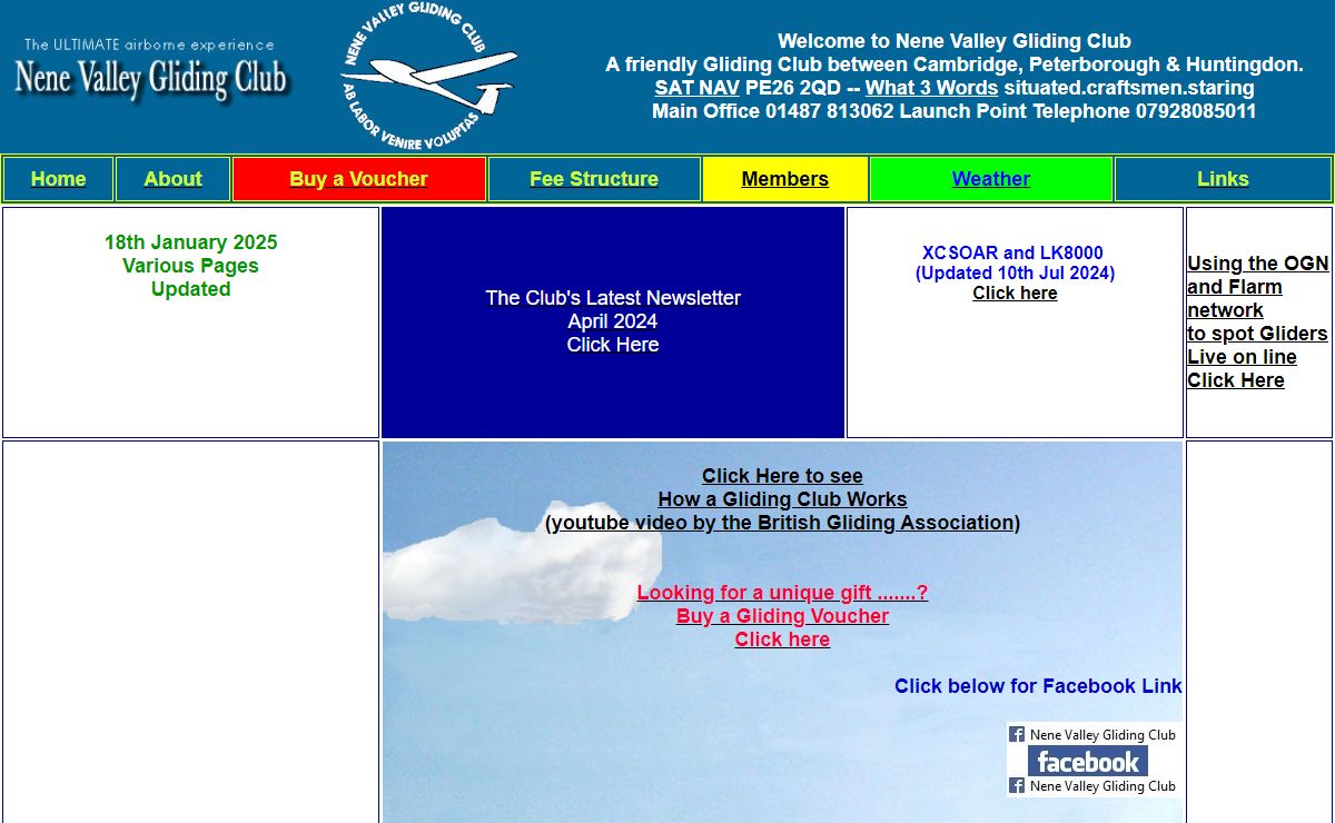 Gliding club lessons & gliding experiences near Cambridge, Peterborough & Huntingdon, Cambridgeshire