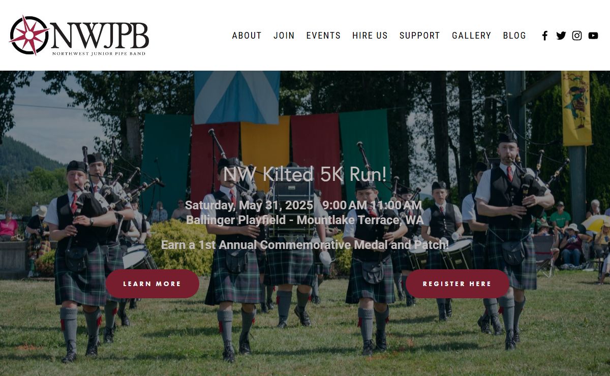 Northwest Junior Pipe Band