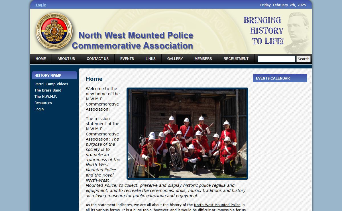 | Home | NWMP Commemorative Association | Brass Band | Student Band