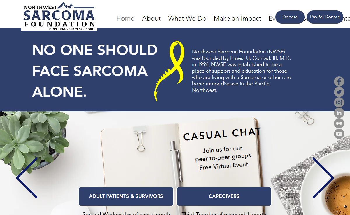 Nonprofit | Northwest Sarcoma Foundation | Washington Oregon