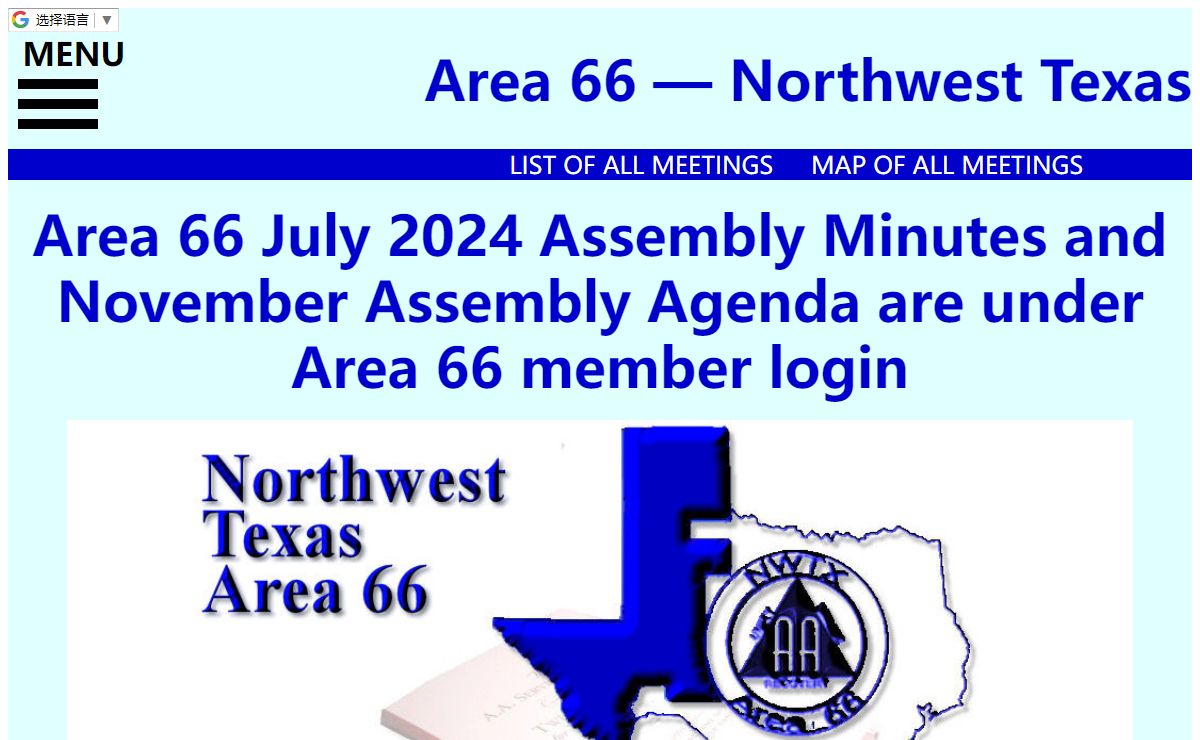 Area 66 — Northwest Texas