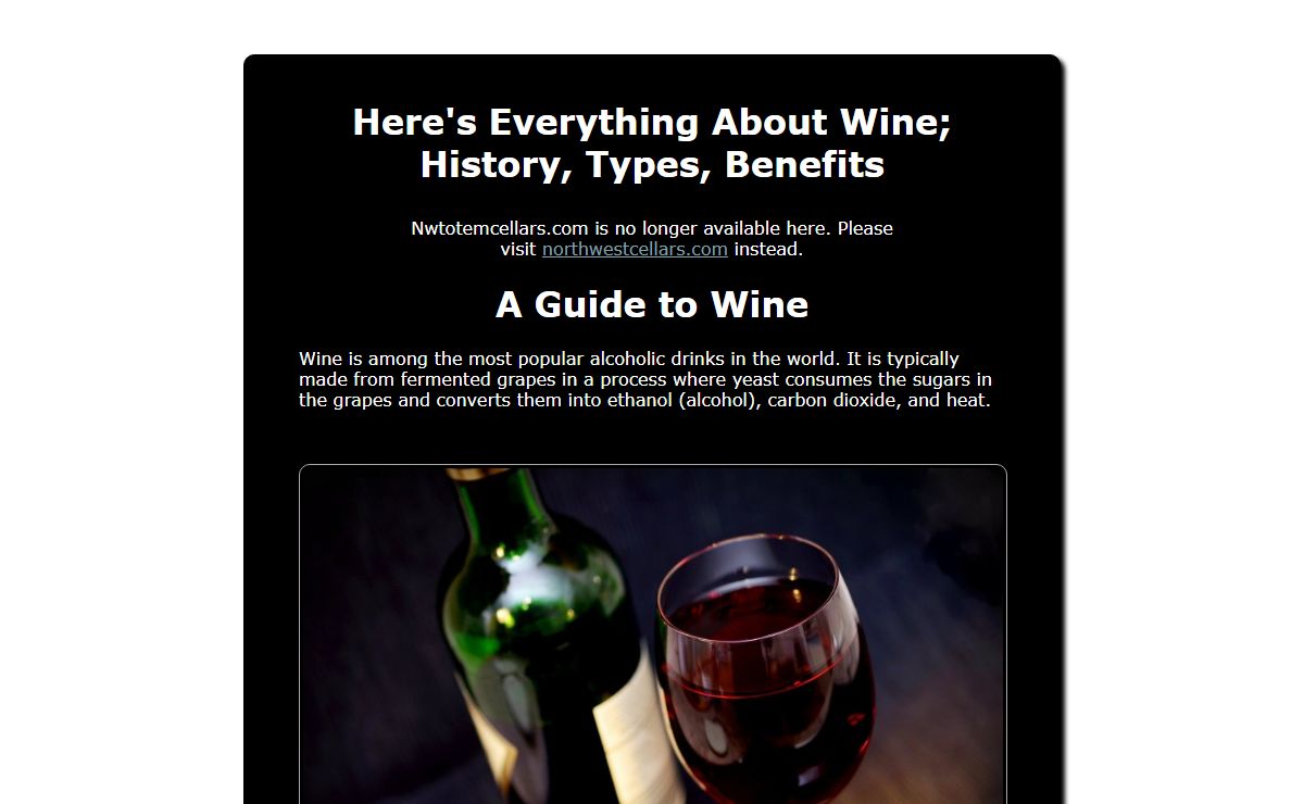 A Guide to Wine - Nwtotemcellars.com