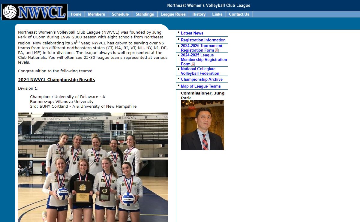 NWVCL · Northeast Women's Volleyball Club League