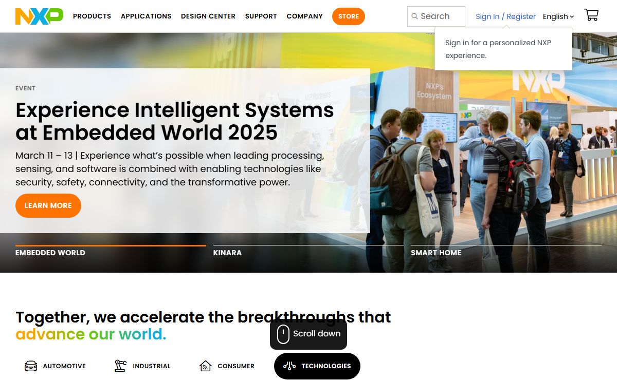 Automotive, IoT & Industrial Solutions | NXP Semiconductors