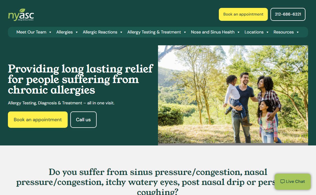 NY Allergy & Sinus Centers | New York Allergy and Sinus Centers