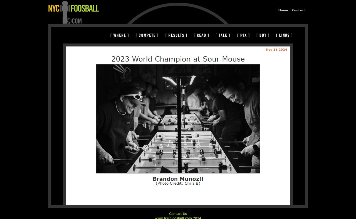 www.nycFoosball.com