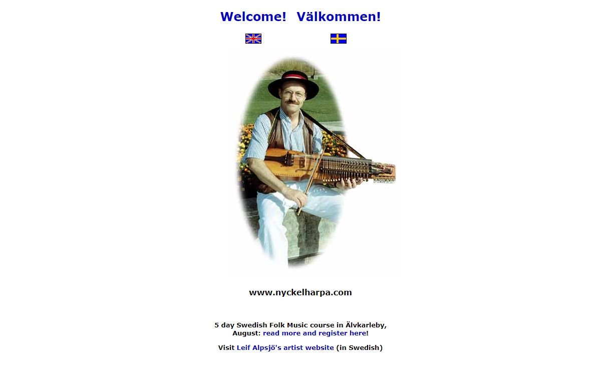 Swedish Nyckelharpas and Folk Music by Leif Alpsjö - Nyckelharpa.com