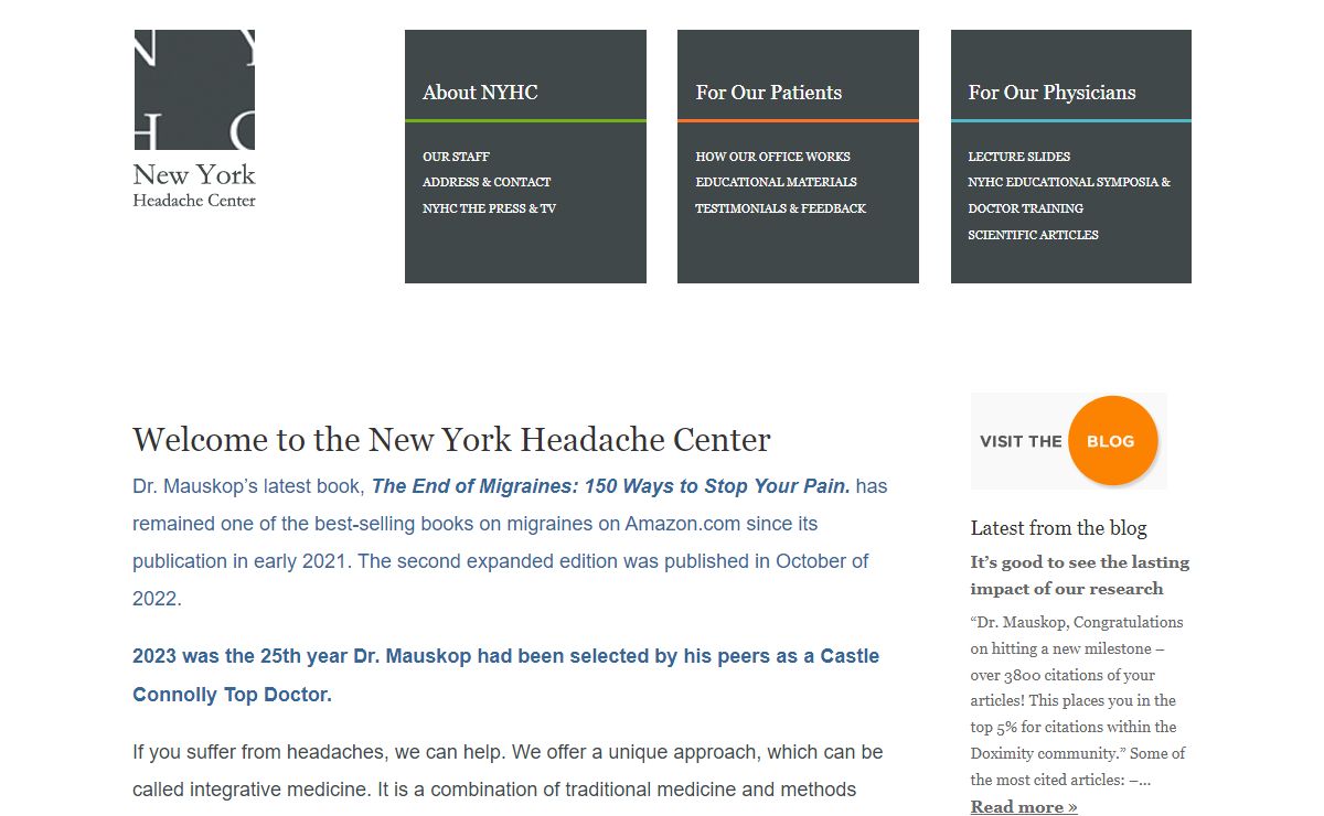 Home | New York Headache Center