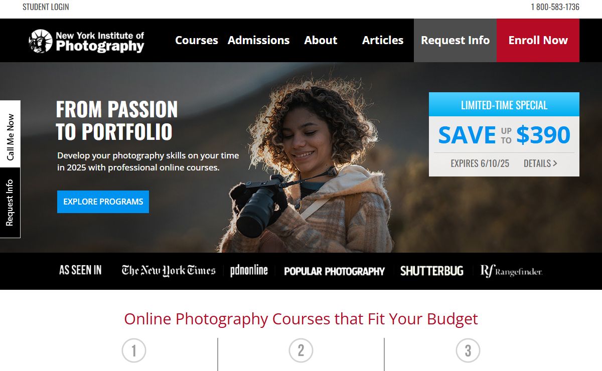 Online Photography School | New York Institute of Photography