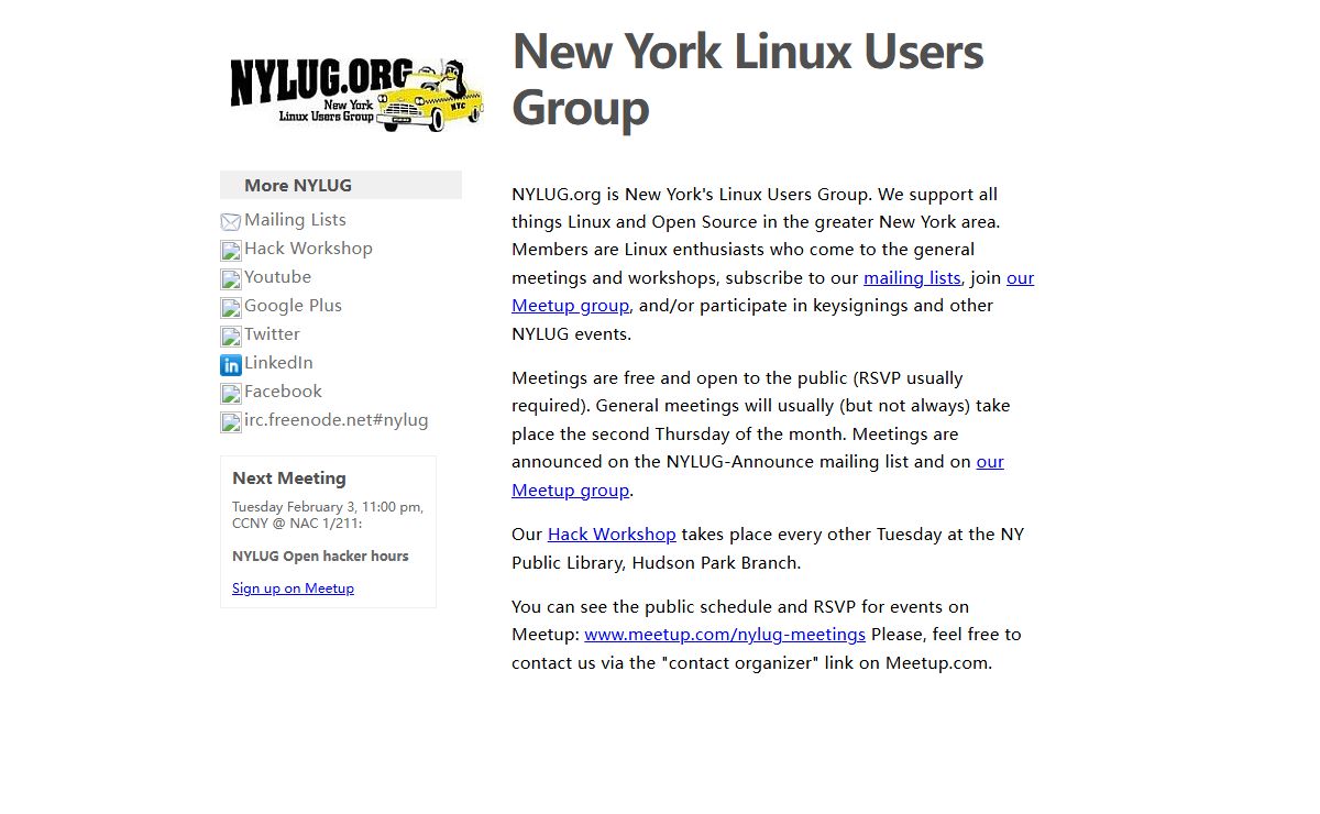 NYLUG home page