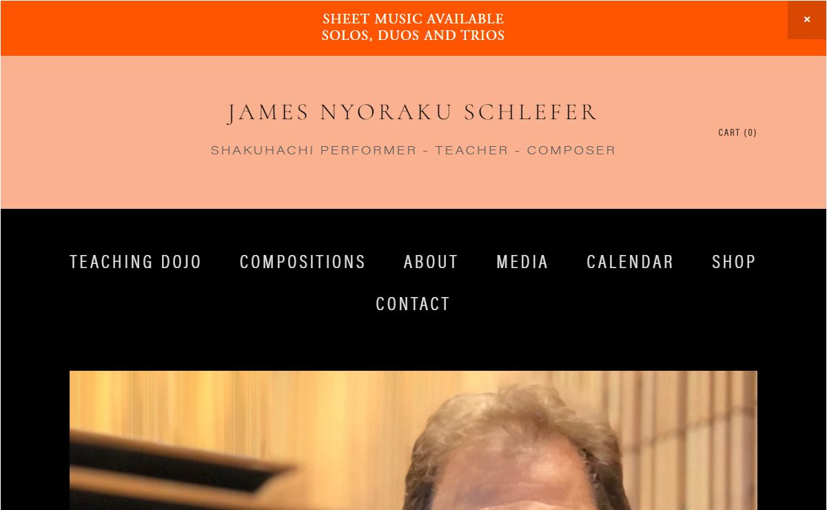% shakuhachi performer teacher composer James Nyoraku Schlefer