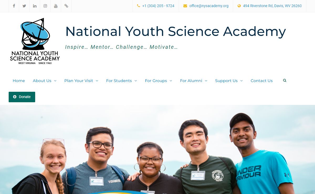 National Youth Science Academy – Inspire… Mentor… Challenge… Motivate…