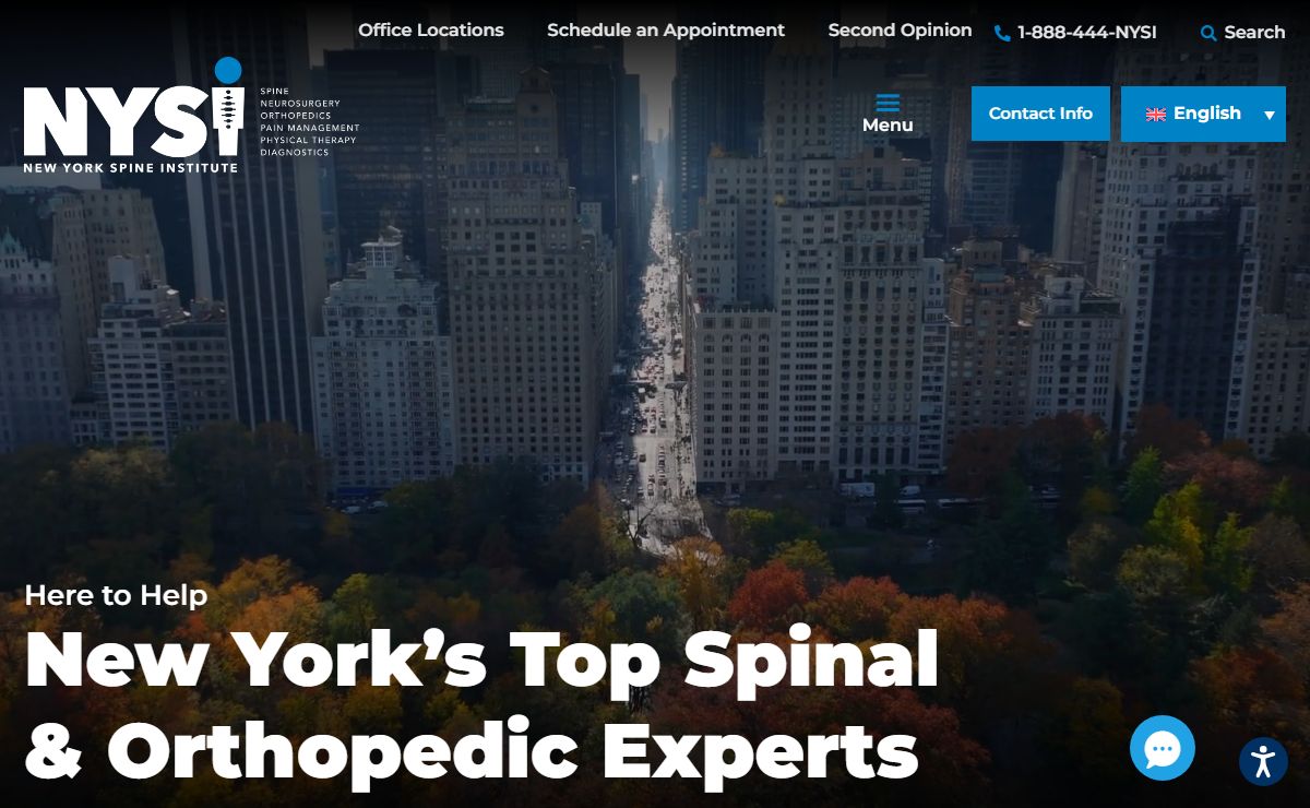 New York’s Top Spinal & Orthopedic Experts | NYSI