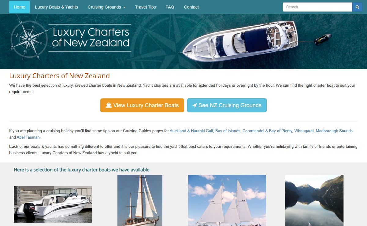 Luxury Charters of New Zealand