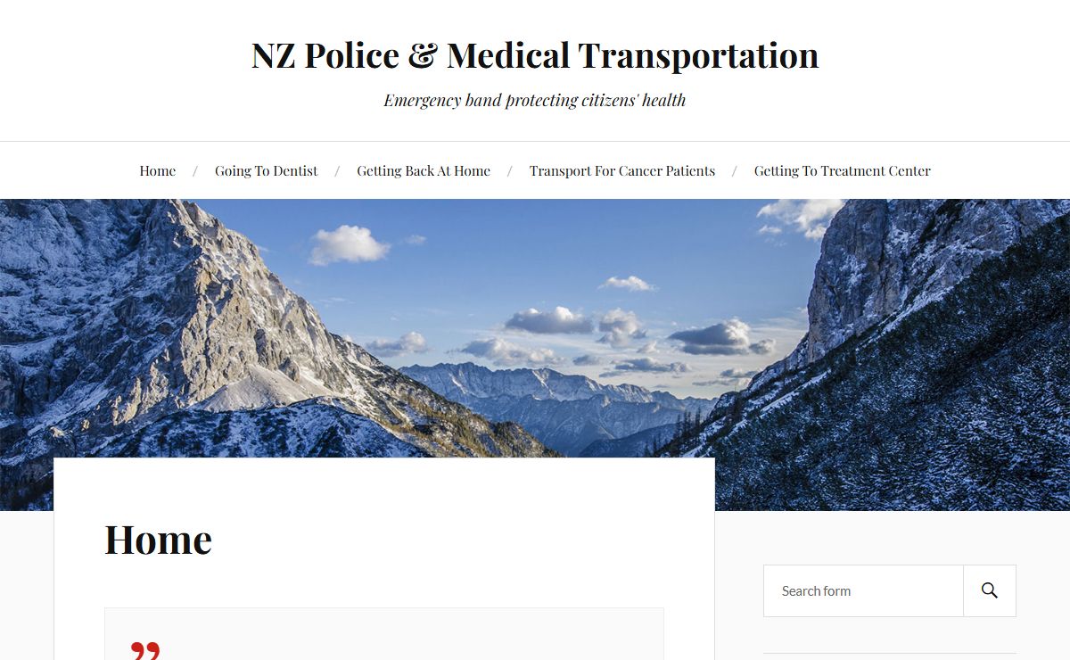 NZ Police & Medical Transportation – Emergency band protecting citizens’ health