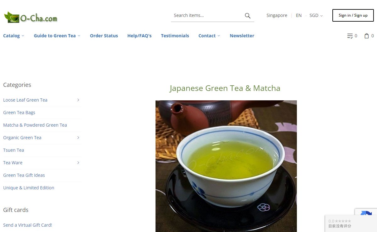 Japanese Green Tea & Matcha - From Japan To Your Door!::O-Cha.com Japanese Green Tea & Matcha