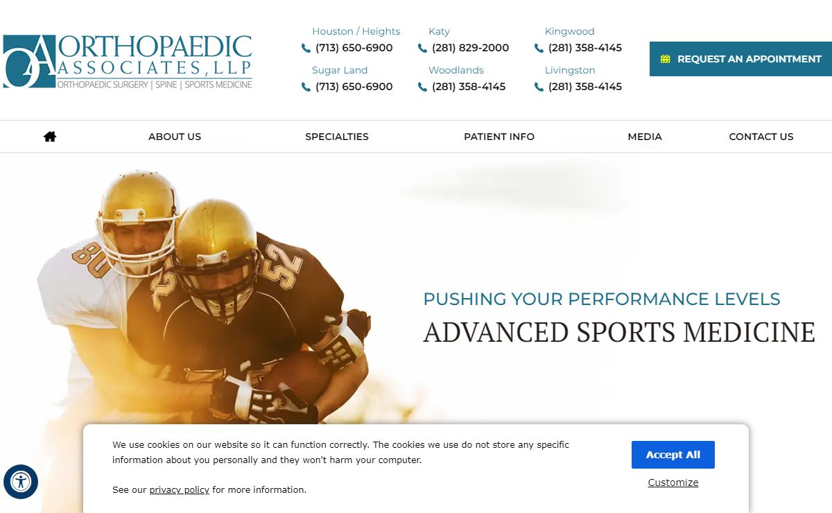 Orthopaedic Associates, LLP | Orthopaedic Surgeon Houston TX | Sports Medicine Katy