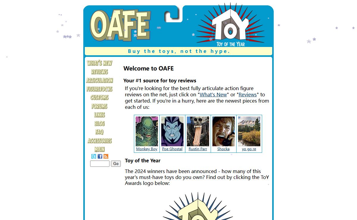 Online Action Figure Entertainment - Your #1 Source for Toy Reviews