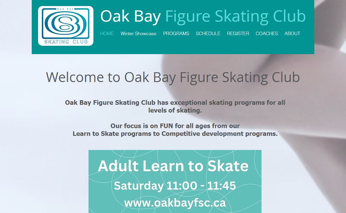 Oak Bay Skating Club | learn to skate | Victoria, BC, Canada