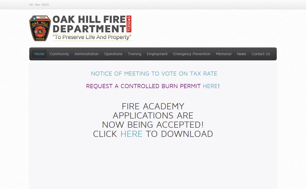 Oak Hill Fire Department