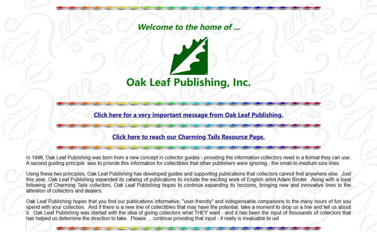 Oak Leaf Publishing, Inc. - Your Collectibles Guide Resource!