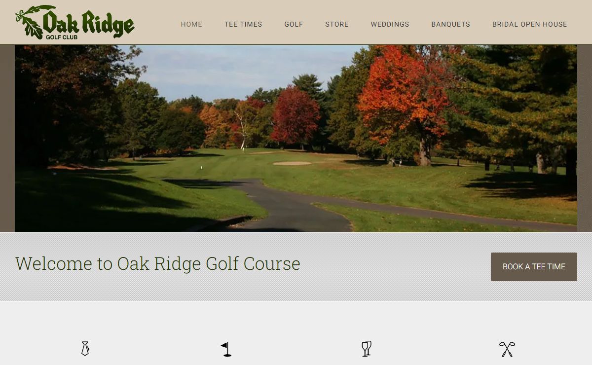 Homepage - Oak Ridge Golf Club