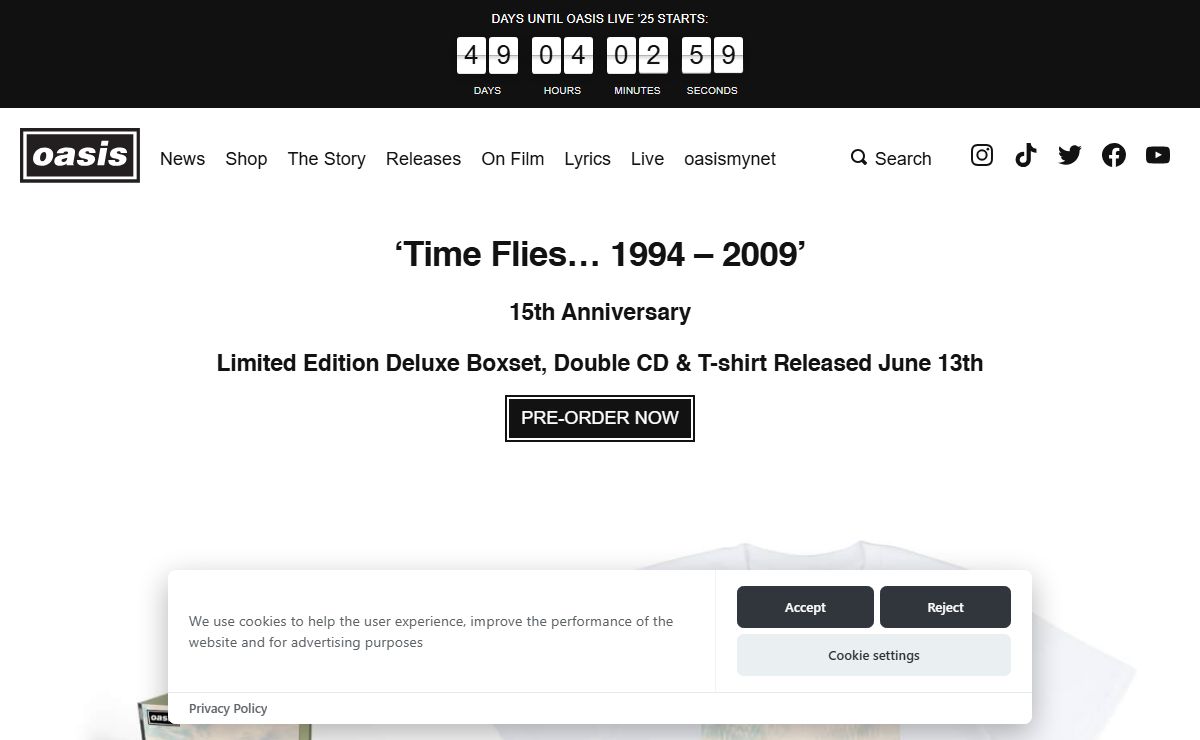 Time Flies - 15th anniversary Vinyl LP and CD