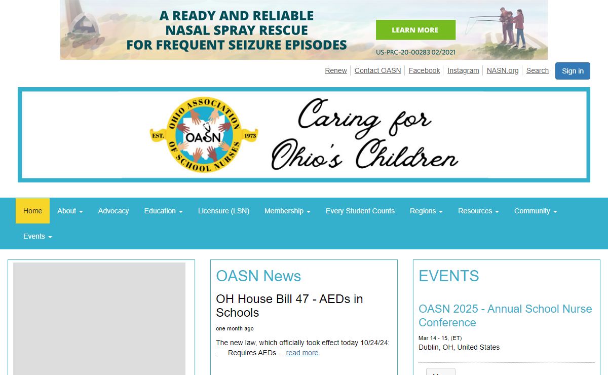 Home - Ohio Association of School Nurses