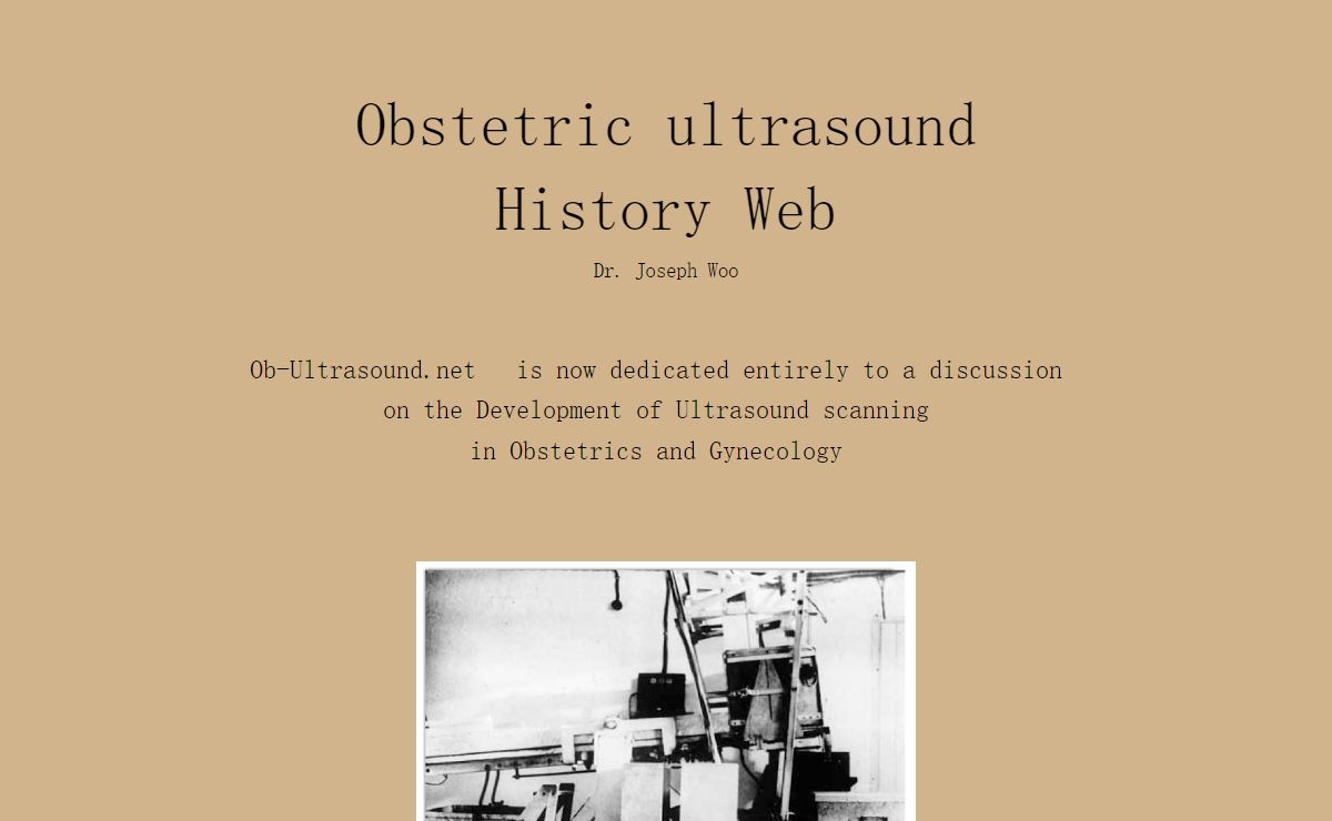 Obstetric Ultrasound History Web