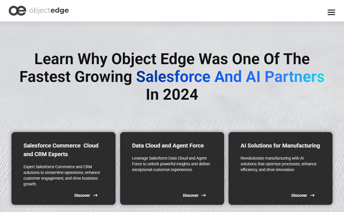 Digital Consultancy for Enterprise B2B | Object Edge
